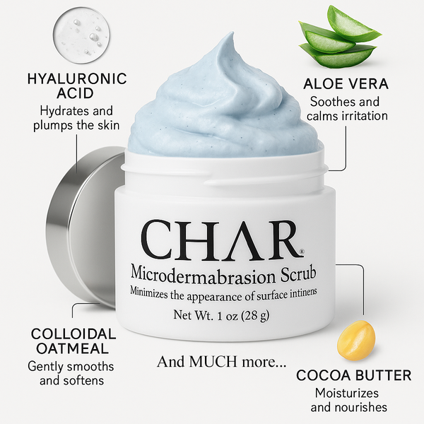 Microdermabrasion Scrub – Resurfacing Exfoliant for Instant Smooth & Polish | CHAR Skincare