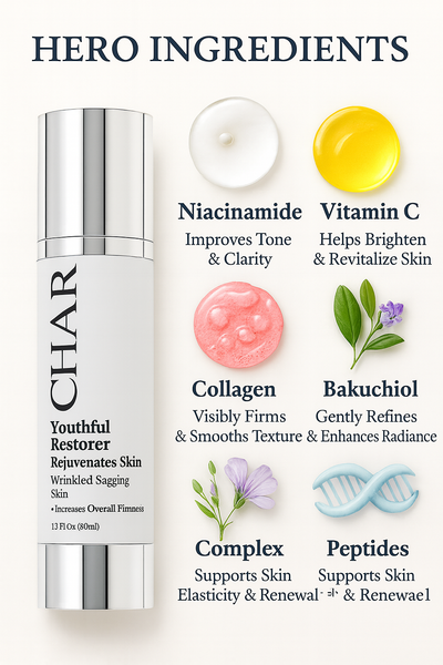 Youthful Restorer | CHAR Skincare – Rejuvenating Moisturizer
