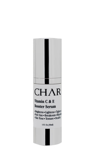 Vitamin C & E Booster Serum – Brightening Booster with Stable Vitamin C + E | CHAR Skincare