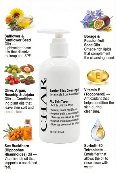 Barrier Bliss Cleansing Oil – Nourishing Botanical Oil Cleanser