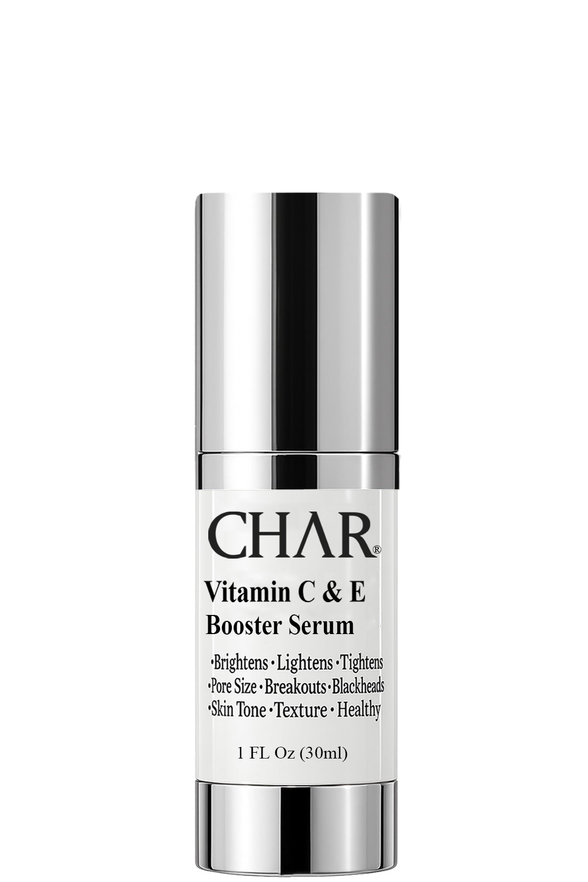 Vitamin C & E Booster Serum – Brightening Booster with Stable Vitamin C + E | CHAR Skincare